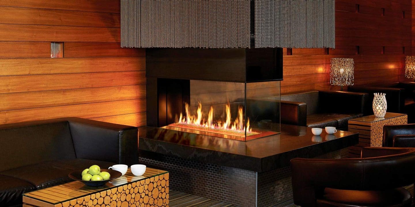 DaVinci Custom Fireplaces - DaVinci Collection - Pier Linear Gas Fireplace