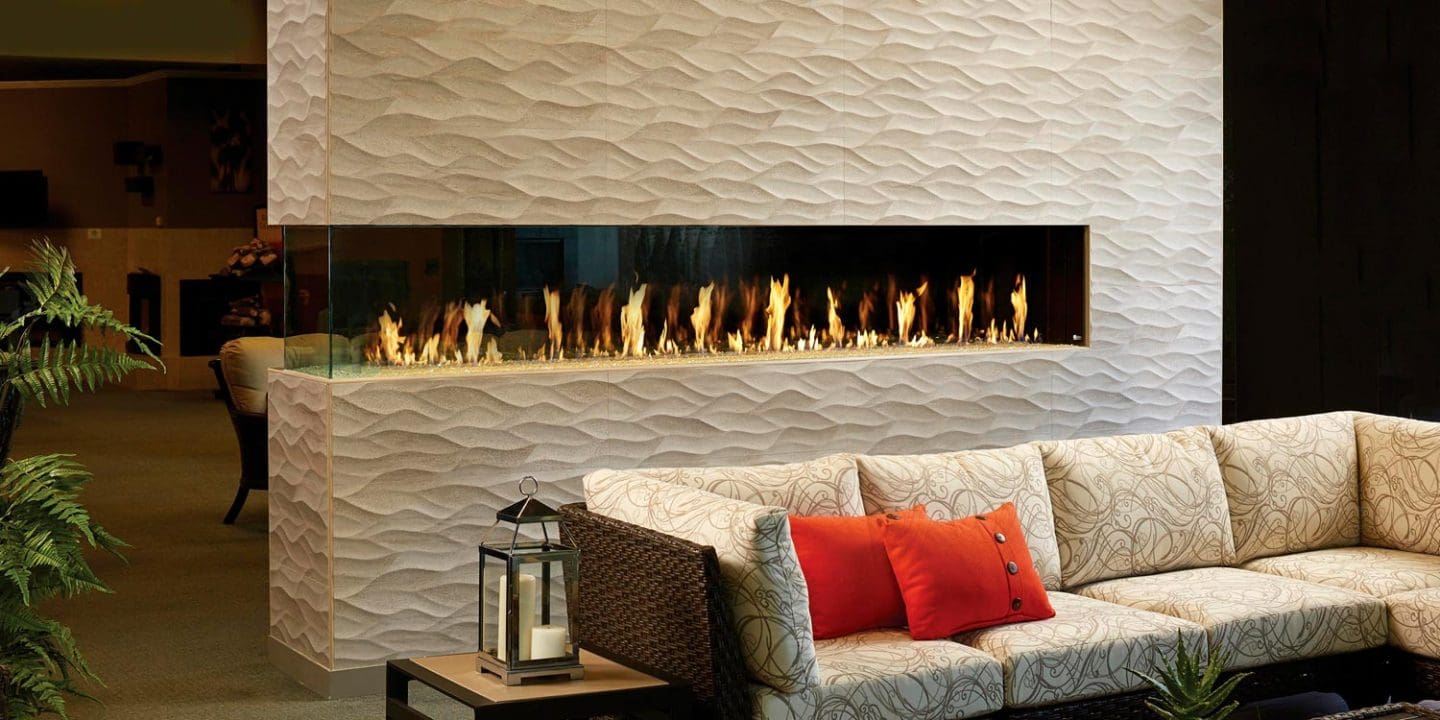 DaVinci Custom Fireplaces - DaVinci Collection - Pier Linear Gas Fireplace - Image 4