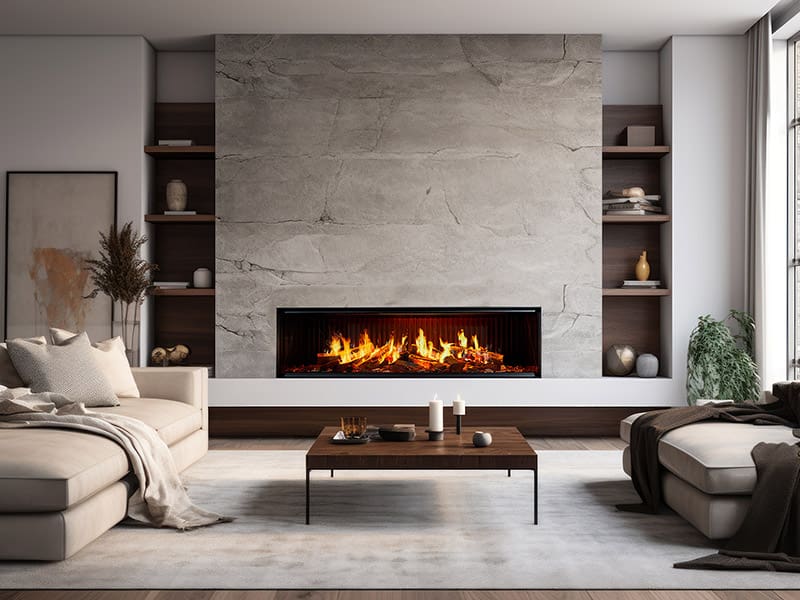 DaVinci Custom Fireplaces - GreenSmart Electric Fireplace